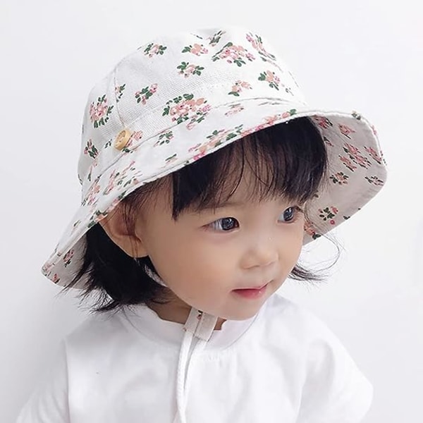 Unisex Bucket Hat Baby Kid Solhat Fiskerhat Pige Dreng Bucket