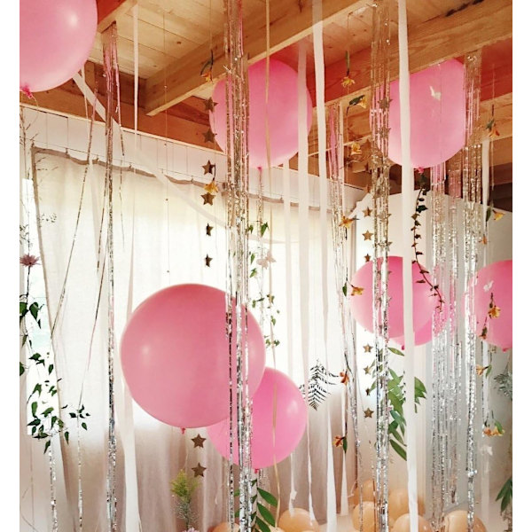 10 STORA JÄTTE ROSA BALLONGER 36 TUM STORA JUMBO ROSA BALLONG