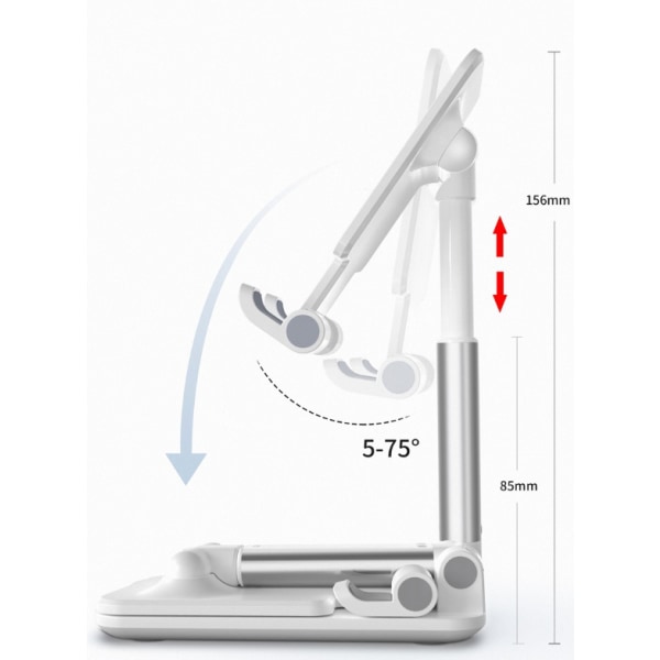 Mobiltelefonholder Justerbar Tablet Holder til Hjem og Kontor