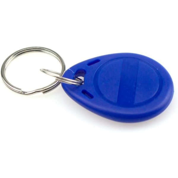 125KHz T5577 Skrivbara NFC-nyckelringar Färg Blå (10)