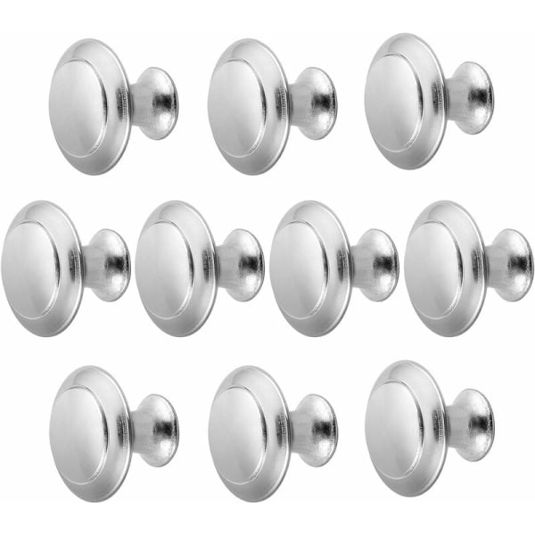 30 st dörrknoppar möbelknoppar modern design borstad satin