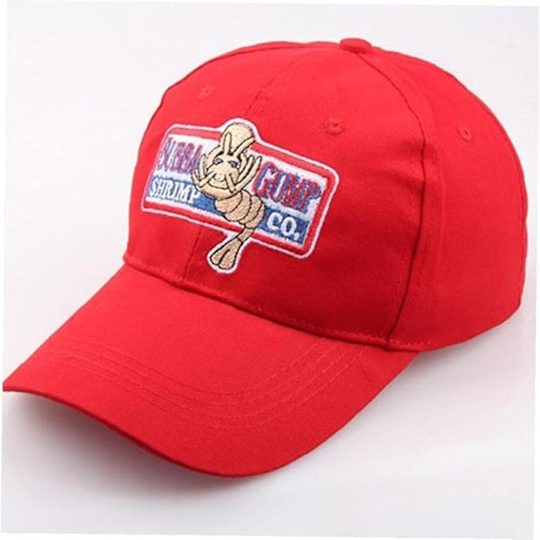 Baseball Cap Justerbar Brodert Bubba Gump Peaked Hat Menn Kvinner Mote