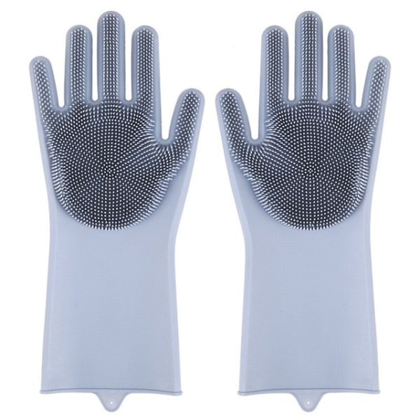 Household Dishwashing Gloves Silicone Anti-Scald Gloves Non-Slip