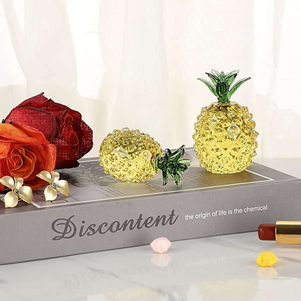 Kristall ananasfigur kristall ananas dekorativ prydnad