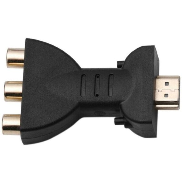 Hdmi hann til 3 RCA hunn adapter kompositt Av lyd video tv kon