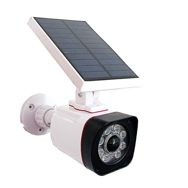 Solar Sensor Garden Lights Simulation Surveillance Camera Street
