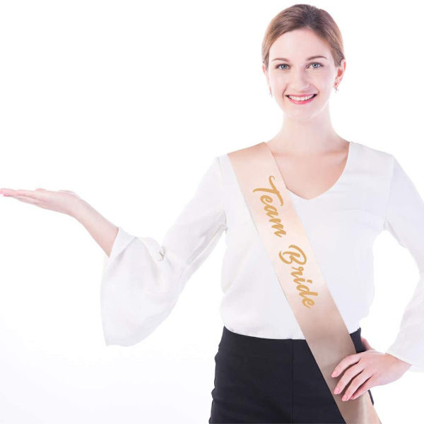 Bachelorette Party Set Rose Gold Group Set för fest