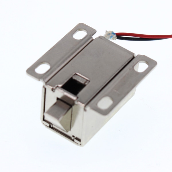 1 st Mini Låddörr Tunga Ner Elektrisk Lås Montering Solenoid