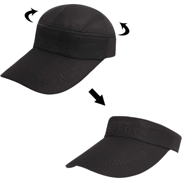 Avtakbar Baseball Cap, Pustende Mesh Solhatt, Tom Hat for M