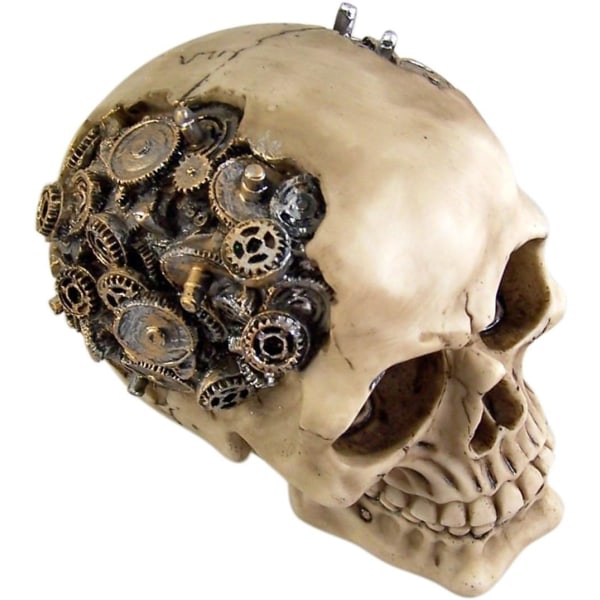 Resin Skull Gear Skull Resin Crafts - Steampunk Robot Salient Gea