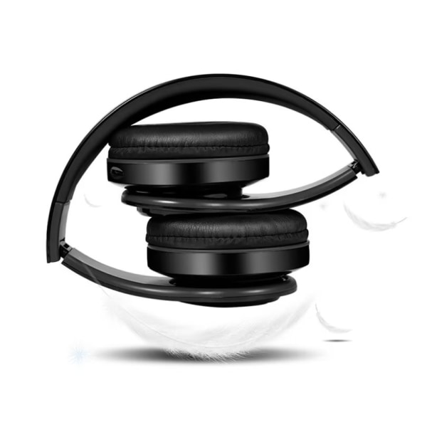 Bluetooth-hovedtelefoner over øre Foldbart letvægtsheadset med De