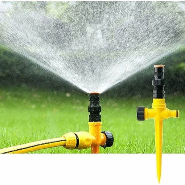 Trädgårdsslangssprinkler, 360 graders roterande automatiskt bevattningssystem, P
