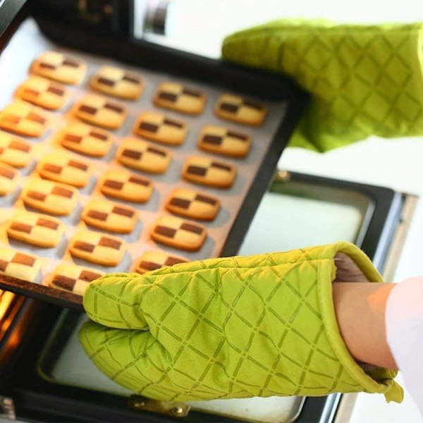 Premium Halkfria Ugnshandskar (1 Par) Upp till 240°C - Extremt Värmebeständiga