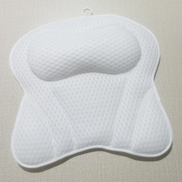 Badekarpute, 4D Air Mesh Ergonomiske Badeputer for Nakke og Rygg