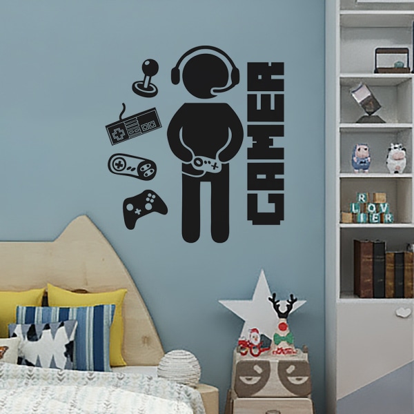 Gamer Wall Stickers, Wall Stickers Arts Decorations Video Game Wa