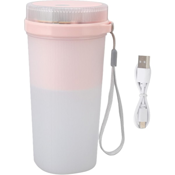 Bærbar blender, 300 ml Mini Shake Electric Juicer Cup Håndholdt P