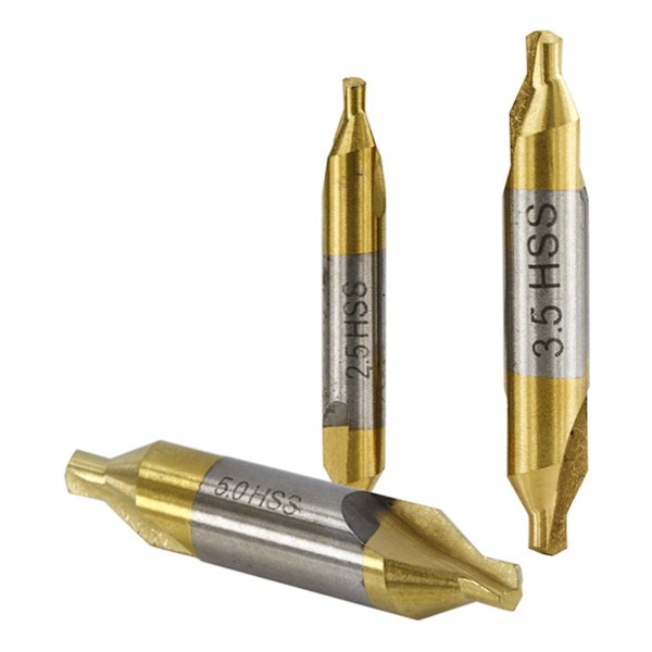 Centrering borr set, svarvverktyg, hss centrering borr set 1,0-5,0 mm