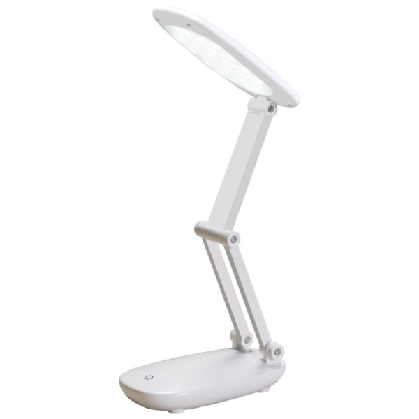 Genopladelig LED-lampe Sengelampe, 3 Lysstyrke Genopladelig, hvid