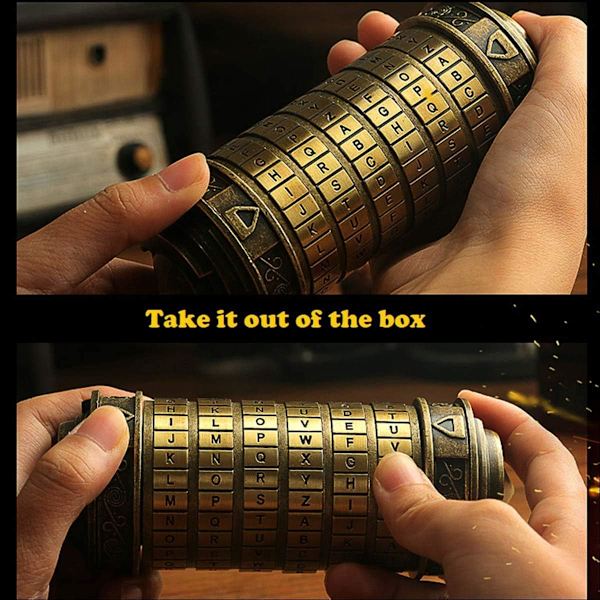Cryptex Da Vinci Code Mini Cryptex Låspusselboxar med dolda