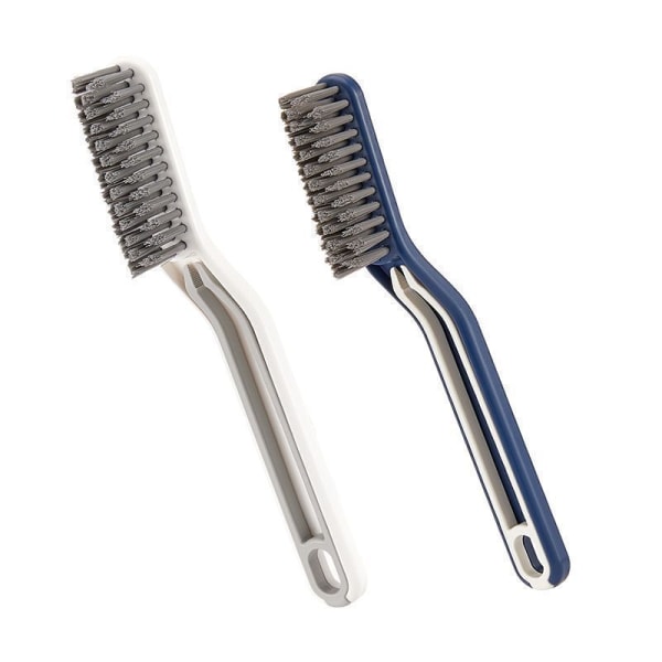 2 in 1 Multifunctional Brushes, 2Pcs Bathroom Corner Grout Brush,