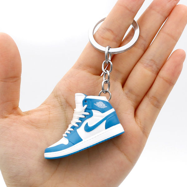 3d Mini Air Sneaker Keychain Aj Modell Skor Nyckelring Pojke Män Ryggsäck Hänge#4