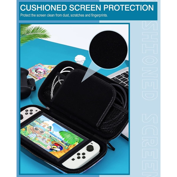 Case kompatibel med Nintendo Switch OLED 2021 modell och
