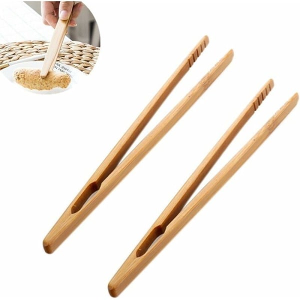 Paahtoleipäpihdit Paahtoleipäpihdit bambusta keittiöpihdit leivänpaahtimelle Chopsti
