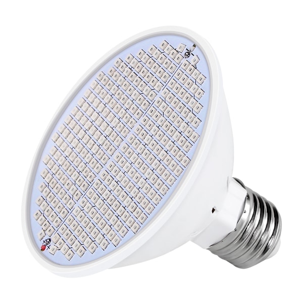 LED-växtlampa, fullspektrum E27 hög effektpanel 300 LED H
