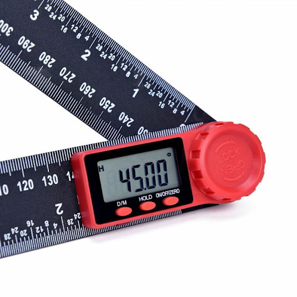 2 i 1 Digital vinkelmätare, LCD Digital vinkelmätare 8-tums