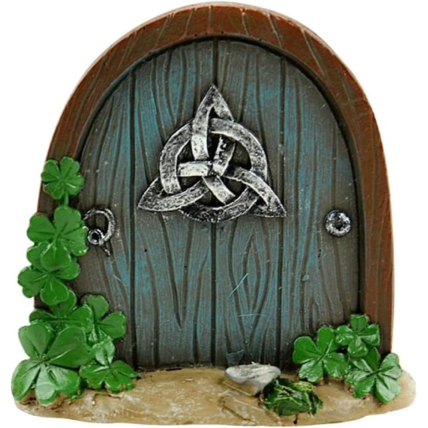 Fairy Door and Windows for Trees, Wooden Fairy Door Figurines for Home Yard