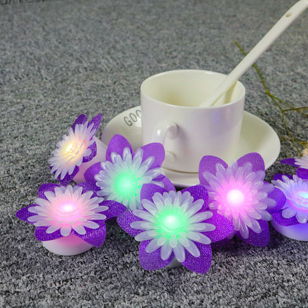 15 st Heminredning Lampa Dekorativ Lampa Daisy Form Ljus