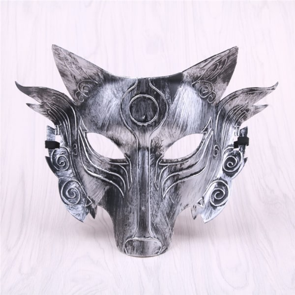 Skummel varulvslayer-maske Morsom ulvehodemaske Halloween-rekvisita