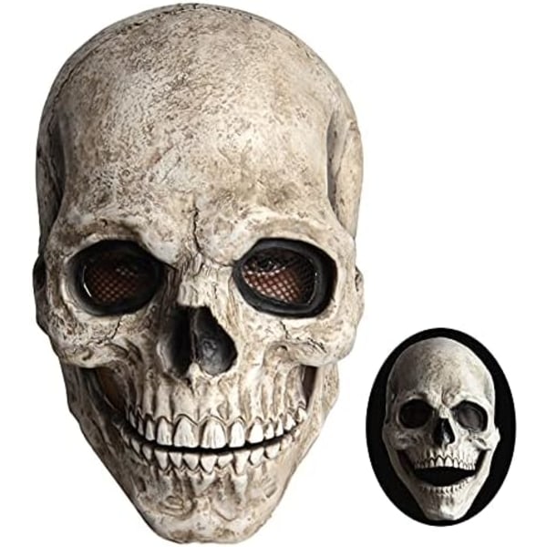 Voksen Halloween Maske, Kranie Maske, Kranie Maske, Halloween Kranie 3D Ansigtsmaske