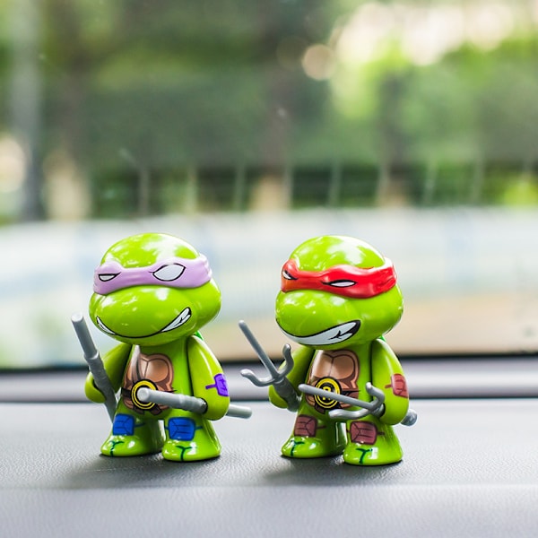 3 Turtle Actionfigurer, 4-pack Turtle Leksaker Födelsedagspresenter till barn Vänner