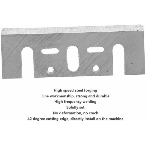 Et par HSS trebearbeiding manuell elektrisk høvel erstatningsblad f