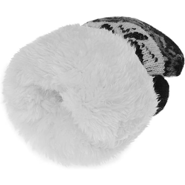 Toddler Kids Vantar Med Snöre Vinter Varma Stretch Stickade Hela Fingrar Snöhandskar Barn Magiska Skidhandskar Fleecefodrade Svart