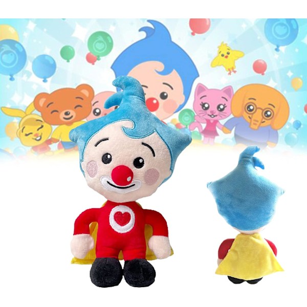 Plim Plim Toys Clown Doll Cartoon Animation Stuffed Plush Figure ( Plush)