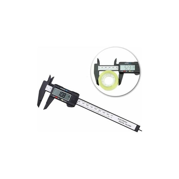 6/150mm LCD Digital Elektronisk Skydelære Vernier Mikrometer Måle