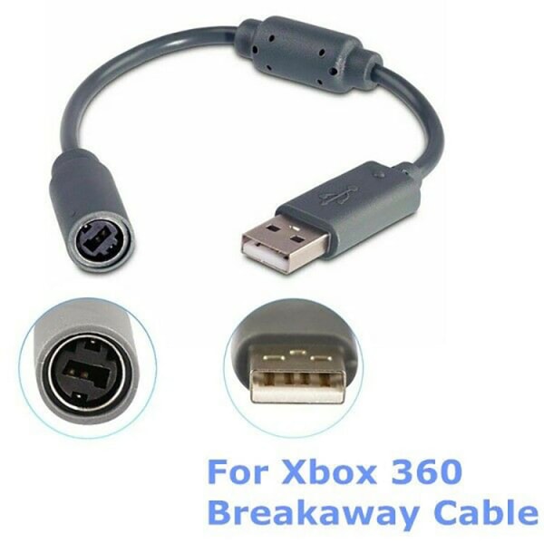 Breakaway USB -kabelkabel för Xbox 360 Wired Controller
