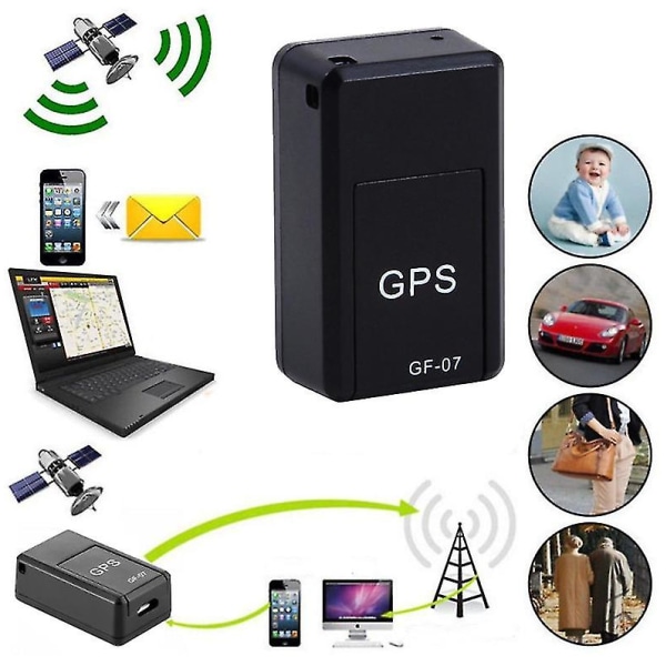 Gps Locator Gsm/gprs Wireless Tracker Barnebil Locator Miniatyr