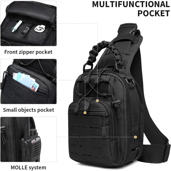 Crossbody Taske Military Tactical Shoulder Bag Molle Messenger Bag