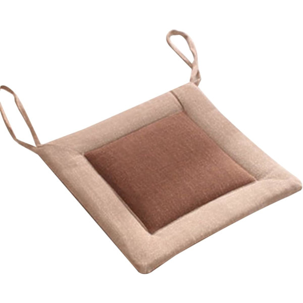 Sittkudde Stolsdyna med band Trädgård Köksstolsdyna Dynor med remmar för inomhus utomhusträdgårdskontor Vardagsrum 40X40cm