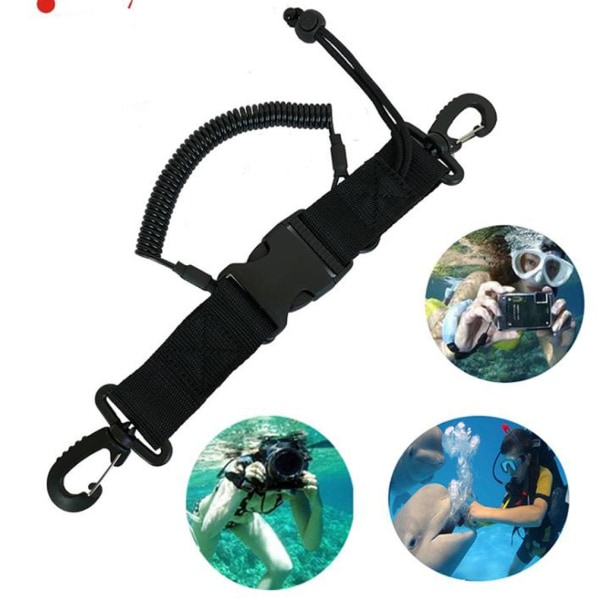 Diving Camera Anti-Lost Lanyard Strap Loss Coil Rope Proof Spring