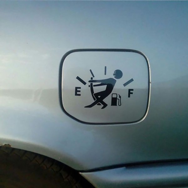 Male Gas Tank Cap Stickers in Funny Bumper Stickers Car Stickers