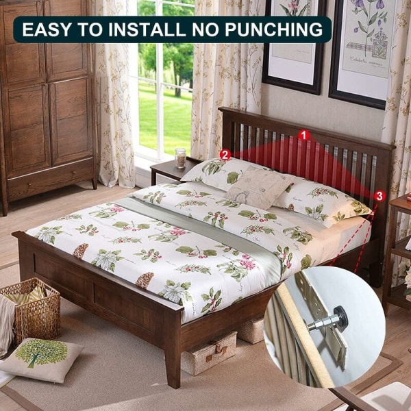 Anti-Shake Threaded Adjustable Bed Frame Telescopic Support Tool