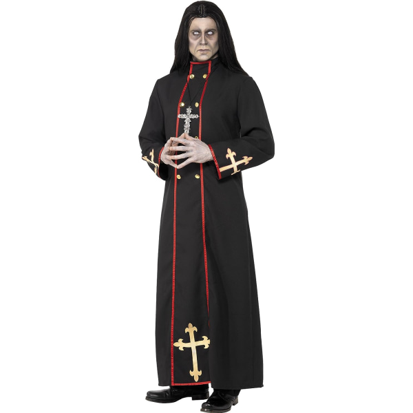 Minister of Death kostume, sort, med kjole（M）
