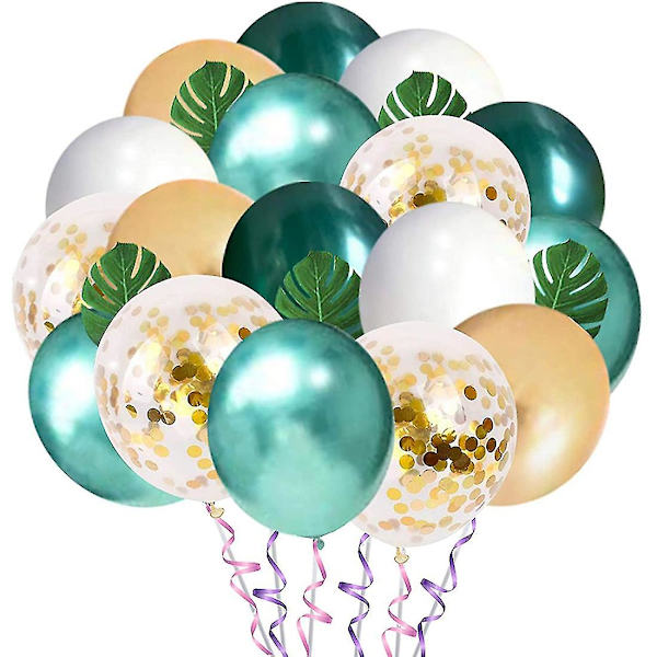 Kompatibel med djungeltemafestballonger 12 tum latexballonger