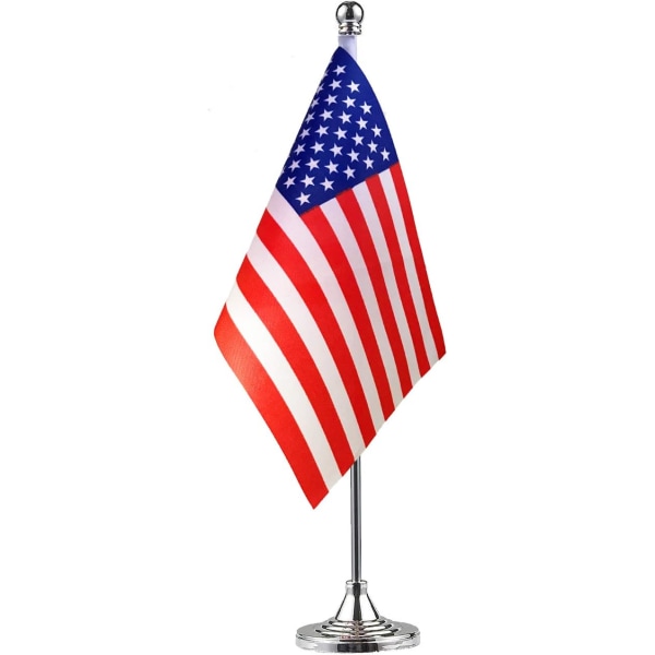 Amerikansk flagg, USA US bordflagg, skrivebordsflagg, skrivebordsflagg, Internati