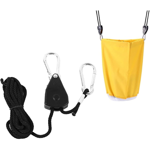 4-pack spärrrep, justerbart rep, växtkrok, 1/8\" spärr, F