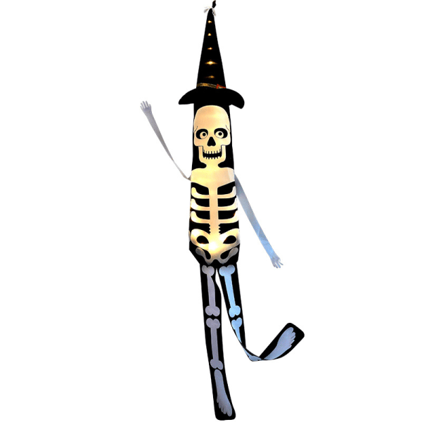 Halloween fest innergård dekoration skräck skelett skelett lig
